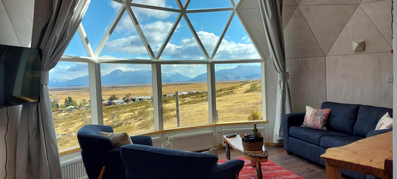 Dome With Stunning Glacier & Mountain Views プエルト・ナタレス エクステリア 写真